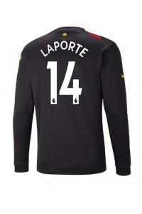 Manchester City Aymeric Laporte #14 Voetbaltruitje Uit tenue 2022-23 Lange Mouw